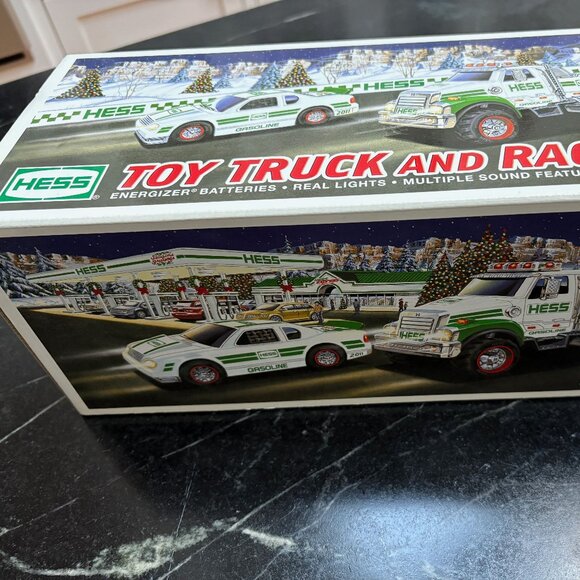 HESS 2011 LTD EDITION COLLECTIBLE TRUCK AND RACE CAR - NIB; UNOPENED; UNUSED - Picture 2 of 6